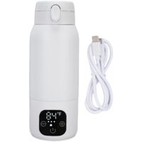 Bouilloire Électrique de Voyage Sans Fil 500ml 316 Inox USB Portable Mini Chauffeur D'eau Café Thé Lait Bouilloire Voyage
