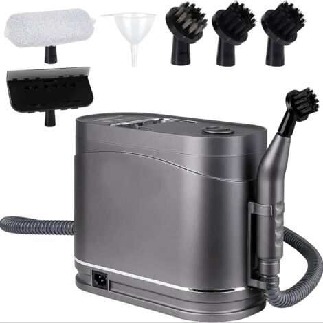 Nettoyeur vapeur multifonction 1500 W, réservoir d'eau de 1,2 L, nettoyeur vapeur portatif 105-120 °C (1/4)