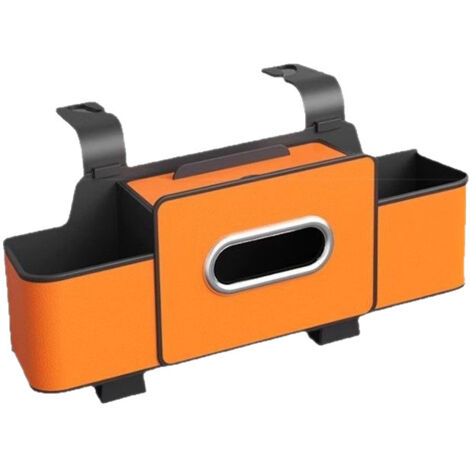 Boîte de rangement multifonctionnelle pour voiture, rangement pour dossier de siège, porte-gobelet, accessoires de voiture suspendus (1/4)