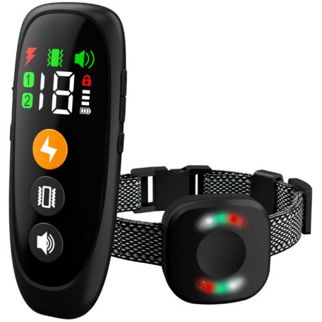 Dispositif de dressage canin, anti-aboiements télécommandé, collier à décharge électrique, accessoire de dressage canin à distance