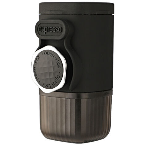 Machine à expresso portable manuelle, capsules d'expresso, café moulu, pour la maison, les voyages et l'extérieur. Petite machine à expresso pour les petits espaces.