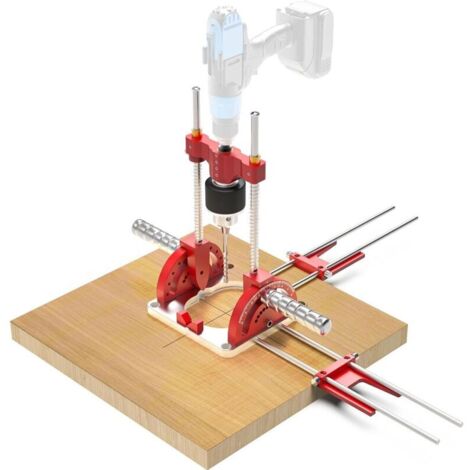 Guide de perçage multi-angles portable pour perceuses électriques de 1,5 à 13 mm, angle de 0° à 60°