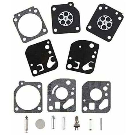 15pcs RB-29 Carburateur Kit de Réparation Membrane Joints Tronconneuse pour ZAMA C1U,Homelite UT-20004-A-B UT-20024-A-B UT-20044-A-B,Ryobi 26cc&30cc (1/4)