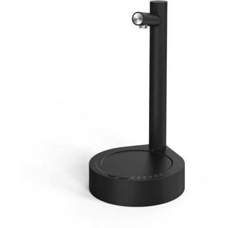 Distributeur d'eau rechargeable, pompe à eau électrique, distributeur d'eau automatique de table de type seau avec tuyau de 120 cm, noir (1/5)