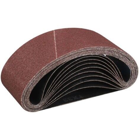 Bande Abrasive 75x 457 mm,10PCS 60 grain Ensemble de Bandes Abrasives (1/4)