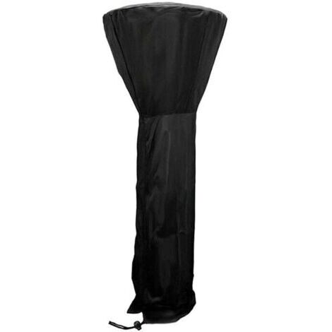 (226X85X48cm Noir)Housse pour Parasol Chauffant en 210D Oxford Imperméable ,Couverture de Chauffage Patio,Bache de Protection pour Chauffage (1/4)
