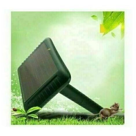 Lot de Répulsif Taupe Solaire Répulsif, Ultrason Mole Chasse Taupe Solaire Intelligent Combine Sons et Dispositif étanche de Charge Solaire pour Jardins Extérieurs Pelouse. (1/3)