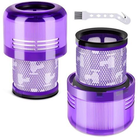 [Filtre pour aspirateur] [Filtre pour Dyson V11 V15 SV14 SV22] [2 Pack Filtres Lavable et Réutilisable ， Remplace DY-970013-02 & 97001302]