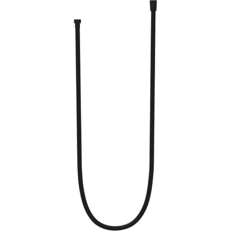 GROHE VitalioFlex Trend, Flexible de douche 1500mm, Surface lisse, Résistance jusqu'à 5 bars, Anti-pliures, Noir Mat, (1/4)