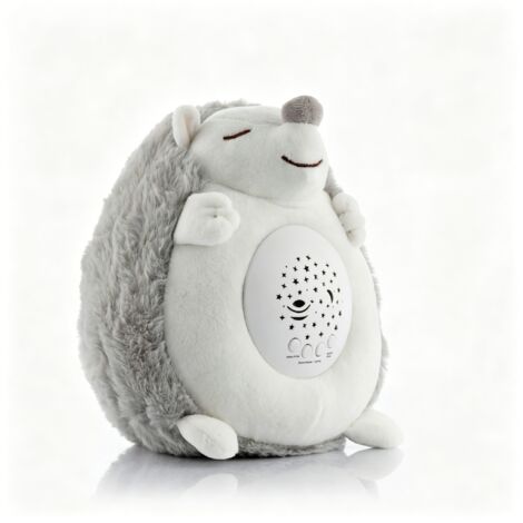 Veilleuse Peluche Hérisson pour Bébé, Lampe Projection Musicale 17x14.5x20cm, Doudou Lavable Coton Doux Étoilé Chambre Enfant Fille Garçon Cadeau Naissance (1/4)
