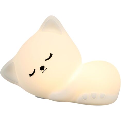 Veilleuse pour enfants, veilleuse pour bébé, 7 couleurs + changement de couleur par simple tapotement, décoration de chambre de bébé, décoration rechargeable pour chambre d'enfant (1/4)