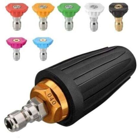 [Buse turbo] (406689) + [kit jet] + [Raccord rapide 1/4'] (1/4)