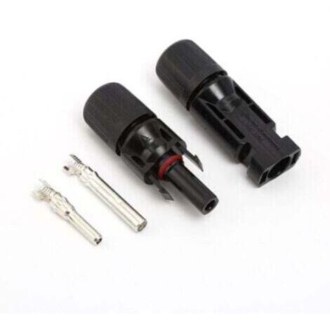 Lot de connecteurs photovoltaïques (mâle/femelle) PPO IP67 - Compatible 2.5-6 m㎡ (10AWG/14AWG) pour panneaux solaires (1/4)