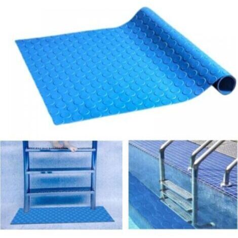 Tapis Échelle Piscine PVC Antidérapant 23x90cm  Modèle Découpable, Sécurité et Protection Liner