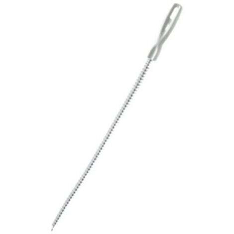 [Éponge de Nettoyage de Drain Flexible] 45cm Brosse de Nettoyage pour Débouchage de Canalisation avec Poils Rotatifs en Nylon et Acier Inoxydable, 2 Pièces pour Évier de Cuisine et Salle de Bains (1/4)