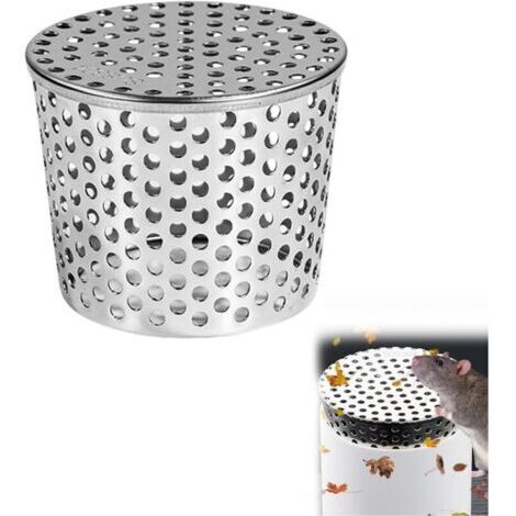 Crapaudine de Gouttière en Acier Inoxydable 304 de 11 cm - Filtre Anti-Feuilles, Anti-Nuisibles pour Protection Drainage (1/4)