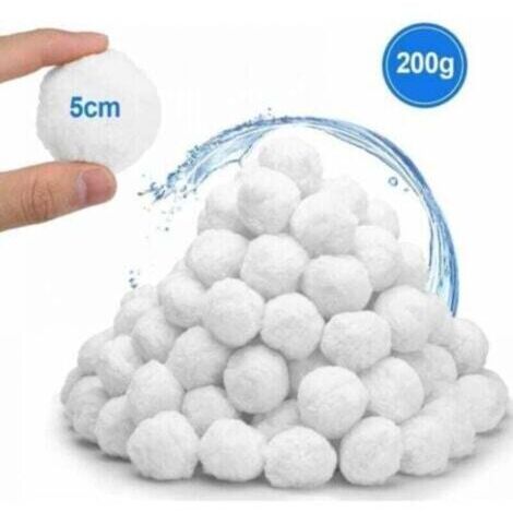 Balles Filtrantes Piscine 200g - Recharge de 20kg - Polyester, Réutilisables (1/4)