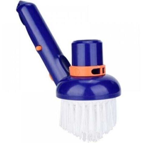 [Unité de nettoyage de piscine] Brosse à pied robuste PC 3 cm / Brosses à angle pour escaliers, marches et coins difficiles d'accès (1/4)