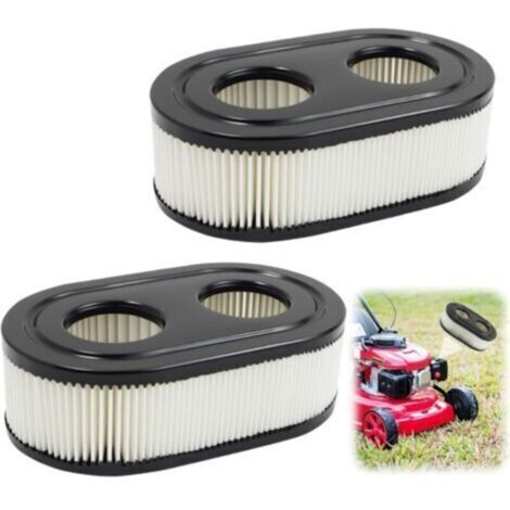 Filtre à air Briggs & Stratton 798452 593260 4247 - Cartouche compatible [2 pièces] pour moteurs tondeuse (1/4)