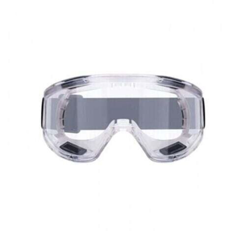 Surlunettes de Protection Lunettes de Travail Anti-buée Transparente Résistant aux Rayures Incassable Pour Bricolage Chimie Chantiers Meulage (1/4)