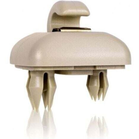 Clip pare-soleil Audi (8E0 857 562) / Nylon robuste beige (1/4)