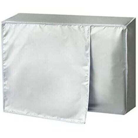 Housse protecteur Climatiseur extérieur 75X26X57cm - Couverture imperméable épaisse, Polyester, pour pompe de piscine, avec sangle et velcro (1/4)