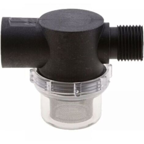 Filtre pompe à eau 010058 en ligne 1/2" plastique/métal (1/4)