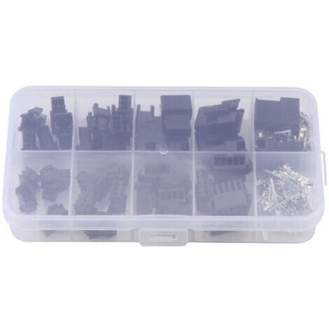 Kit de Connecteurs SM 200 Pièces 2/3/4/5 PIN Mâle Femelle Jumper 2.54 mm pour Voiture DIY (1/4)
