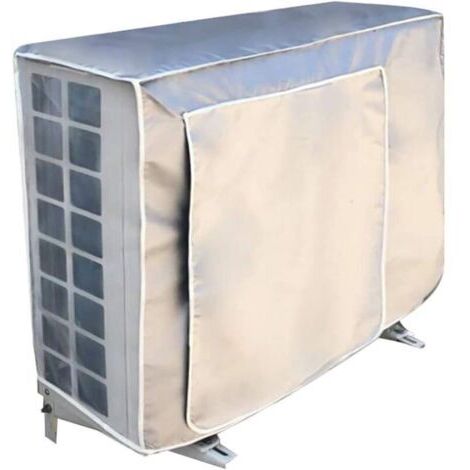 Housse de Protection Étanche Anti-poussière pour Climatiseur Extérieur (96x40x70cm) - Tissu Oxford Argenté - Protection UV (1/4)