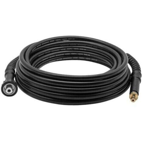 Tuyau haute pression Kärcher K2 ancien modèle, 6 mètres caoutchouc naturel noir, raccord 10 mm x M22.