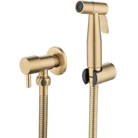 Pulvérisateur de Bidet à Main Kit en Acier Inoxydable 304 (Or) (1/4)