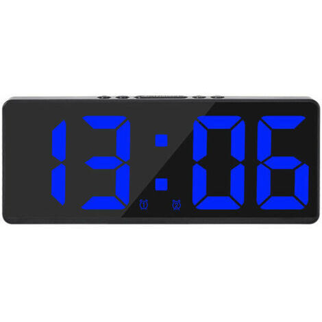 Horloge murale numérique intelligente – Contrôle APP – Alarme snooze – Réveil vocal – Luminosité 5 niveaux (1/4)