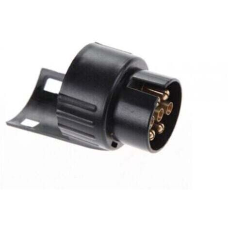 Adaptateur de prise remorque 7 → 13 broches 12V 50A pour feux stop, clignotants, antibrouillard et plaque d'immatriculation (1/4)