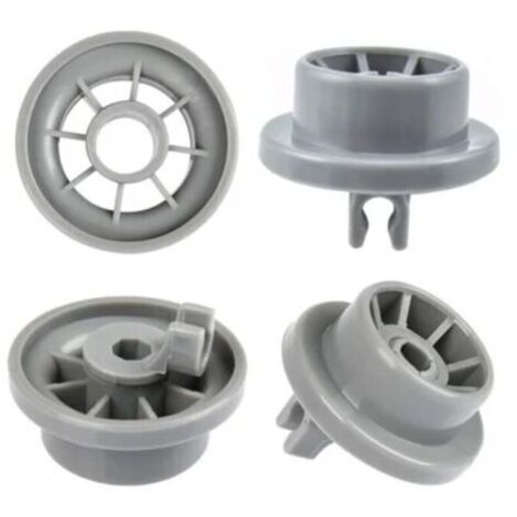Pièces de rechange lave-vaisselle Siemens 165314 roues de panier inférieur 4 pièces plastique 37 mm. (1/4)