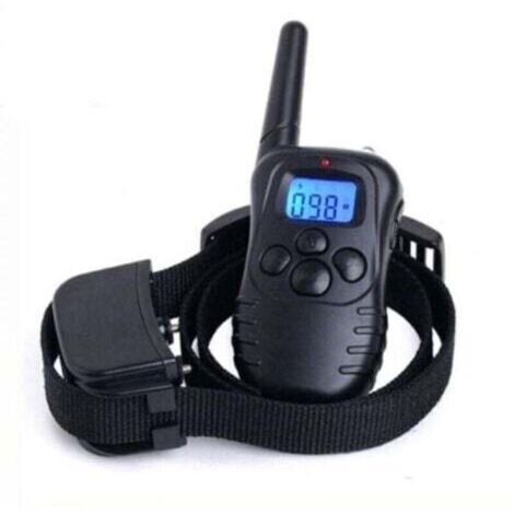 Collier de Dressage Électrique Rechargeable avec Télécommande 300m - Collier Anti Fugue et Aboiement
