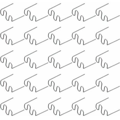 Agrafeuse à Plastique 500 Pcs Baguettes de Soudage Agrafe Chaude Réparation Machine en Plastique Soudage Agrafeuse Chaude Voiture Auto Pare-Chocs Réparation Pré Coupe Vague Agrafes 0.6 Mm (1/4)