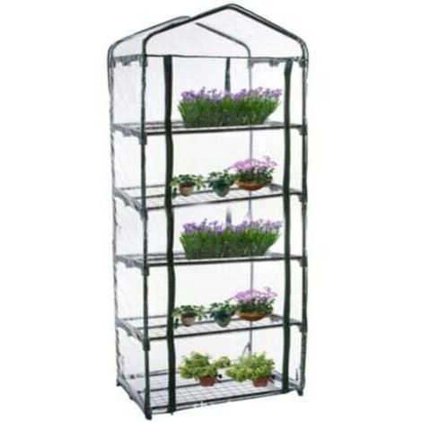 Serre Portable 3 Étages PVC - Protection UV & Gel (69x49x187 cm) pour Semis, Fleurs & Plantes (1/4)