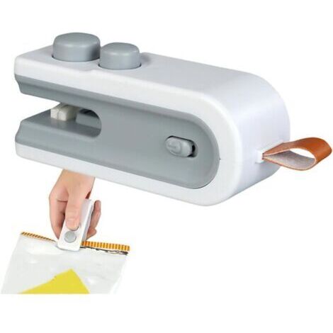 Machine à sceller sous vide 2 en 1 portative pour sacs alimentaires, recharge USB-C rapide, préservation fraîcheur légumes fruits pour camping voyages (1/4)