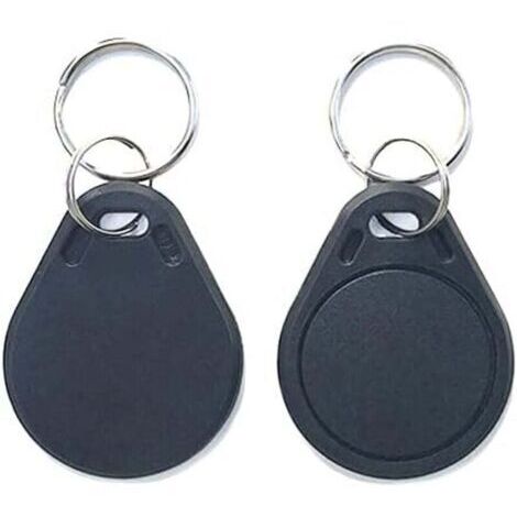 Badges RFID Programmable MCT Android CUID 13.56Mhz Lot de 10 Noirs Étanches IP67 (1/4)