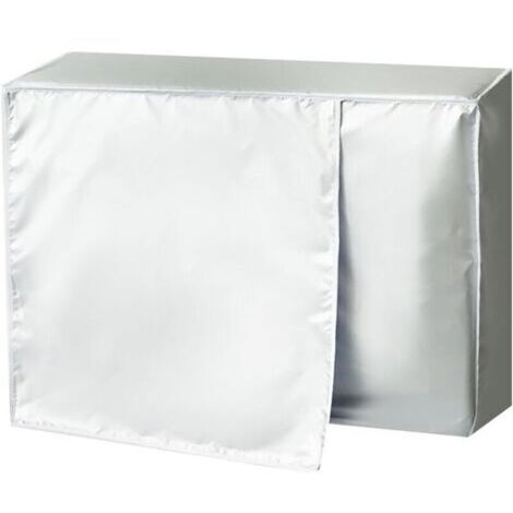 Housse de protection extérieure pour climatiseur (80 x 30 x 57 cm) - Double couche polyester réflecteur UV & sangle ajustable (1/4)
