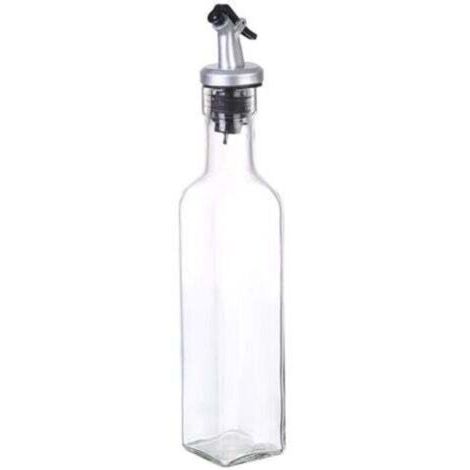Verseur Olive 250ml 3 en 1 - Distributeur Huile d'Olive et Vinaigre en Bouteille Transparente (1/4)