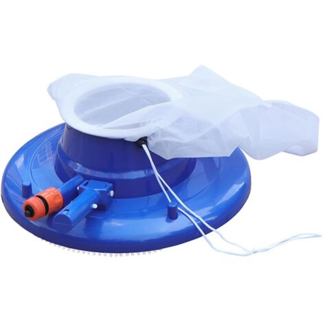 Aspirateur de piscine grand format Aspirateur de piscine haute performance basé sur le principe Venturi Compatible avec les tuyaux d'arrosage standard Équipé d'un sac en filet pour un nettoyage opt