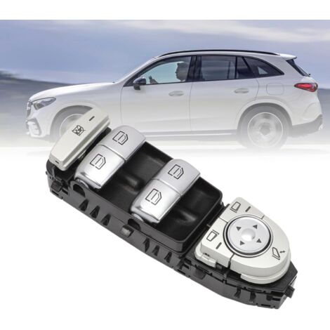 Interrupteur Leve Vitre W205 Interrupteur Fenêtre Electrique pour Mercedes Classe C W205 GLC S205 A205 C205 Commande Vitre Bouton Fenetre côté conducteur OE 2059056811 2229056800 (1/5)