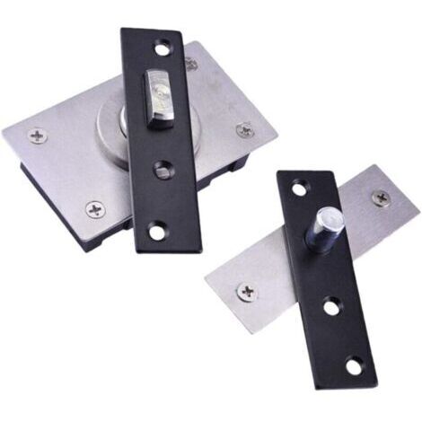 Charnière Pivotante à 360° Type Plus Lourd Axe Inférieur Carré - Portes 80-120mm Charge 30-70kg Aluminium