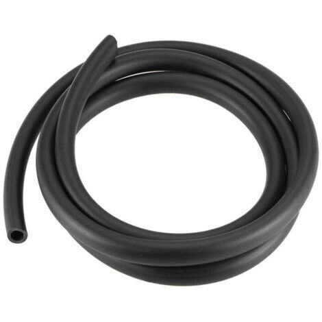 Flexible NBR Tuyau Lubrification d'Huile Carburant 8mm ID - 1m, Noir, Jardin et Machines (1/4)