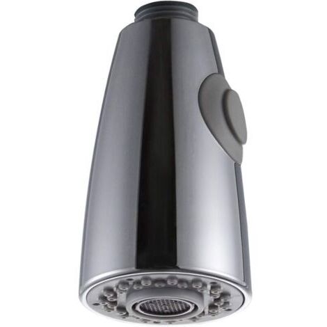 Tête de Douchette Remplacement pour Mitigeur Cuisine, ABS Chromé G1/2", 2 Jets Pulvérisation Douchette Extractible avec Mode Pluie et Mode Centralisé (1/4)