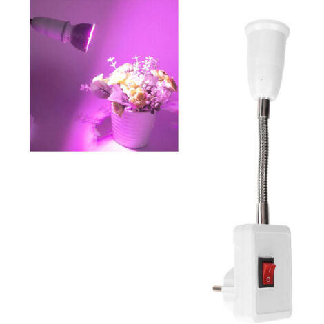 Adaptateur d'extension tous azimuts Convertisseur de prise E27 Convertisseur de prise avec interrupteur AC110-230v--Trimec