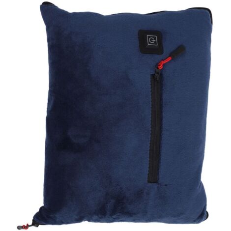Couverture chauffante Coussin chauffant USB Température réglable Chauffage rapide Couverture électrique en polyester pour l'hiver Bleu (1/4)