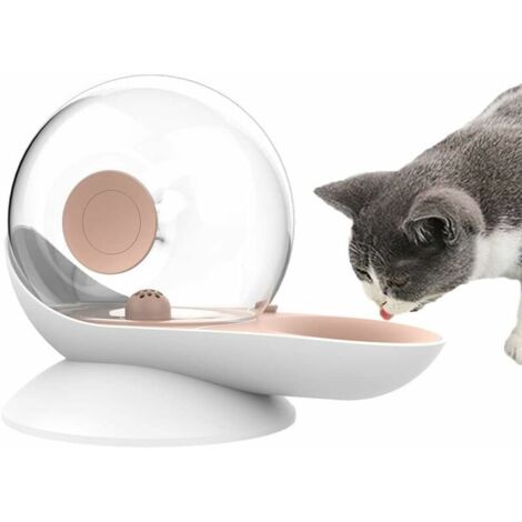 Distributeur d'eau Automatique pour Chien Chat, en Forme d'escargot, Abreuvoir à gravité pour Animaux domestiques, Fontaine Transparente Distributeur de Bol d'eau pour Chien Chats, 2.8 L--TRIMEC (1/4)