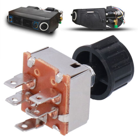 Remplacement universel de commutateur de ventilateur de climatisation à courant alternatif rotatif à 4 vitesses pour Freightliner INM2G754A (1/4)